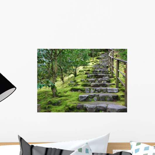 Asian Garden Stone Staircase