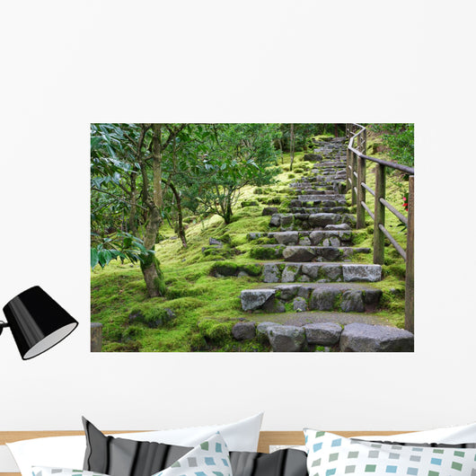 Asian Garden Stone Staircase