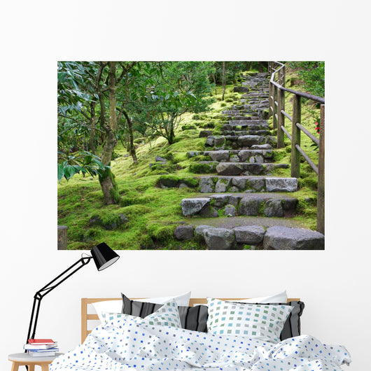 Asian Garden Stone Staircase