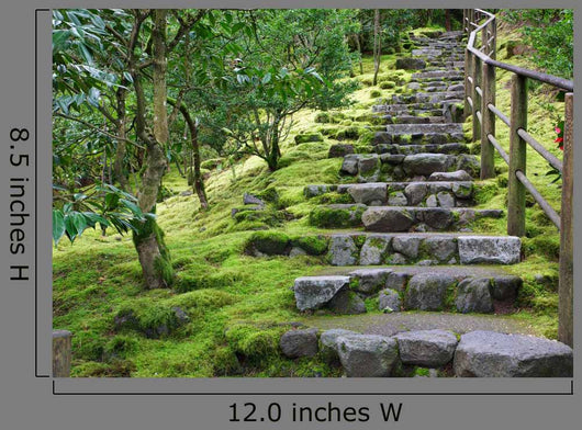Asian Garden Stone Staircase