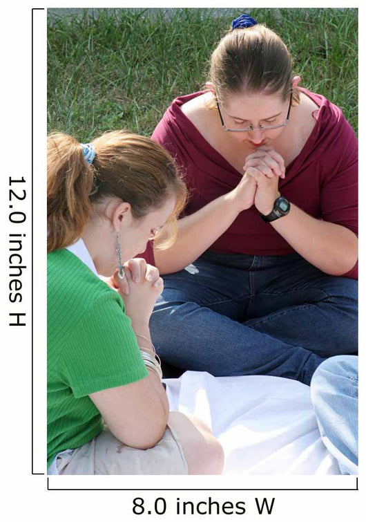 Two Prayerful Teens Wall Mural