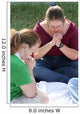 Two Prayerful Teens Wall Mural