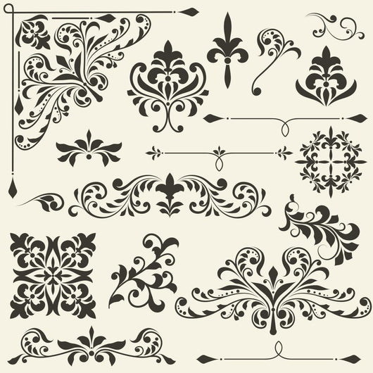 Vector Vintage Floral Design