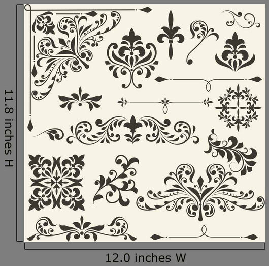 Vector Vintage Floral Design