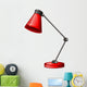 A red desk lampshade Wall Decal