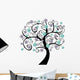Blue Blossom Wall Decal