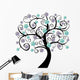Blue Blossom Wall Decal