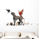 Group of Domesticated Animals Wall Decal