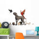 Group of Pets Wall Decal