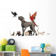 Group of Pets Wall Decal