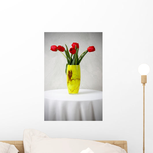 Tulips Vase Wall Mural