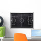 Chalkboard with Football Field