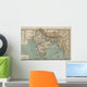 Old Map India Wall Mural