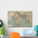Old Map India Wall Mural