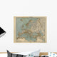 Old Map Europe Wall Mural