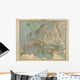 Old Map Europe Wall Mural
