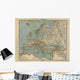 Old Map Europe Wall Mural