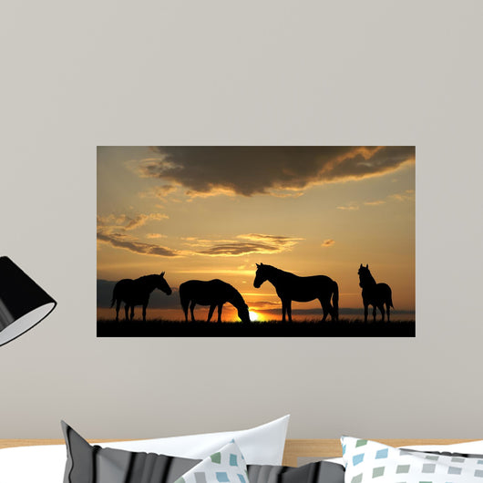 Horses Wall Mural