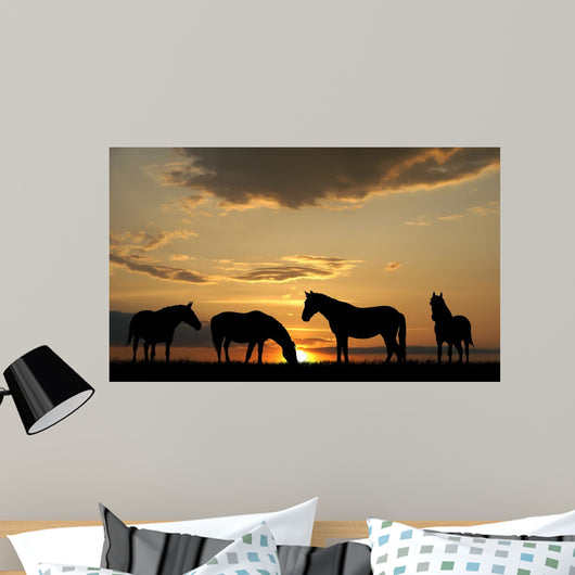 Horses Wall Mural