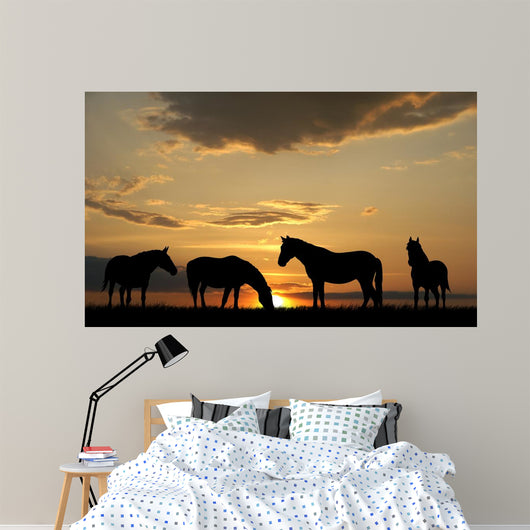 Horses Wall Mural