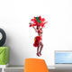 Attractive samba dancer Wall Decal