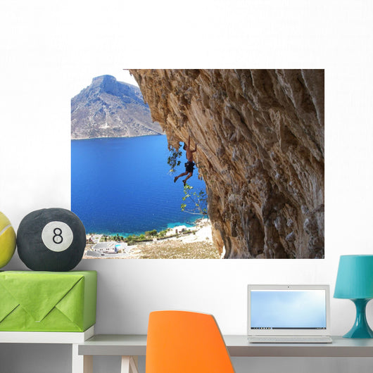 Rock Climbing in Kalymons Wall Mural