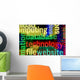 Database Technology Concept Wall Mural