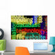 Database Technology Concept Wall Mural