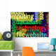 Database Technology Concept Wall Mural