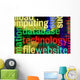 Database Technology Concept Wall Mural