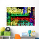 Database Technology Concept Wall Mural