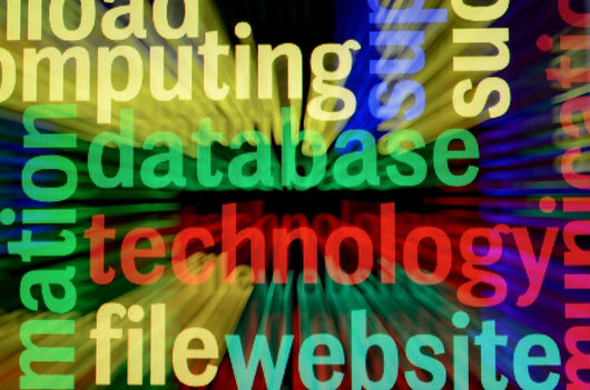 Database Technology Concept Wall Mural