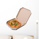 Pizza in White Box Wall Mural