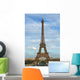 the eiffel tower Wall Mural