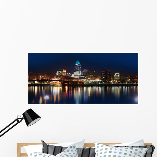 Downtown Cincinnati Wall Mural