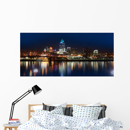 Downtown Cincinnati Wall Mural