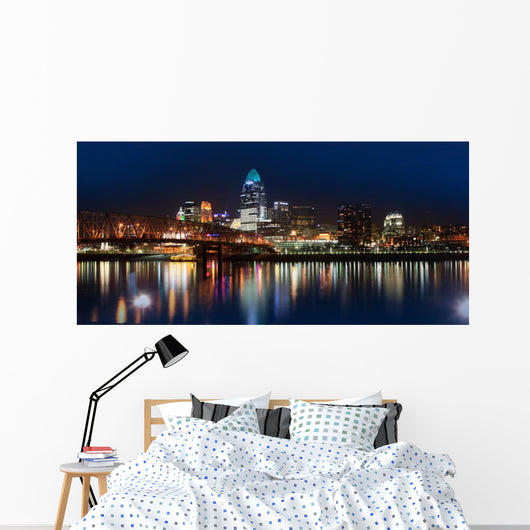 Downtown Cincinnati Wall Mural