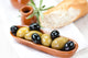 Greek Olives and Baguette Wall Mural