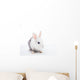White and Grey Rabbit Wall Decal