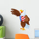 Patriotic American Eagle Wall Decal