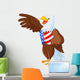 Patriotic American Eagle Wall Decal