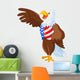 Patriotic American Eagle Wall Decal