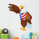 Patriotic American Eagle Wall Decal