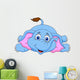 Cute Elephant Lying Floor