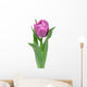 tulip isolated on white background Wall Decal