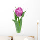 tulip isolated on white background Wall Decal