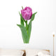 tulip isolated on white background Wall Decal