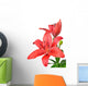 Lily isolated on white background Wall Decal
