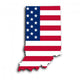 Map Indiana Wall Mural