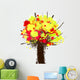 Colorful abstract tree Wall Decal